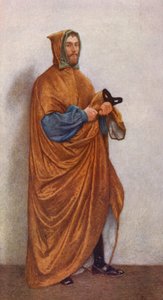 Shakespeare A velencei kalmár című műve: Lorenzo (színes litográfia) alkotó: James Dromgole Linton