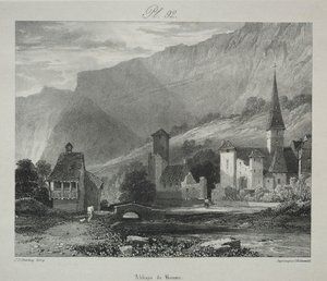 Témák sorozata a késői R. P. Bonington műveiből: Tanulmány a természetből..., 1829. alkotó: James Duffield Harding