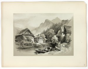 Brunnen, a festői válogatásokból alkotó: James Duffield Harding