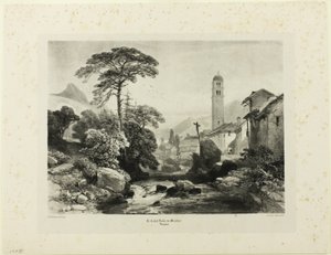 Le Casset; Vallee du Monetier alkotó: James Duffield Harding