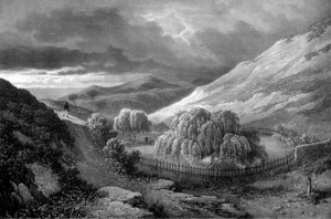 Napóleon Bonapartes sírja, Szent Ilona szigete, 1824.