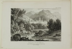 Escurial palotája alkotó: James Duffield Harding