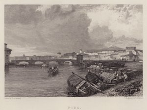 Pisa (színes litó) alkotó: James Duffield Harding