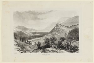 Pontcharra, Bayard kastélya alkotó: James Duffield Harding