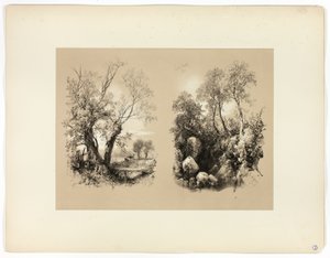 South Brent, a Picturesque Selections-tól alkotó: James Duffield Harding