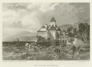 Chillon kastélya alkotó: James Duffield Harding
