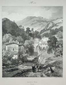 Festői és romantikus utazások az ókori Franciaországban. Auvergne..., 1825. alkotó: James Duffield Harding
