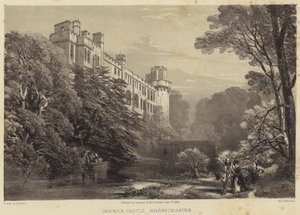 Warwick kastély, Warwickshire alkotó: James Duffield Harding