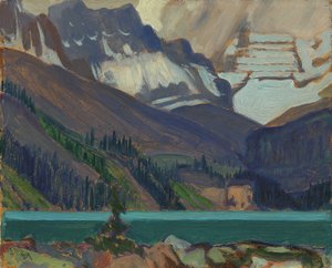Hófelhők, OHara-tó, 1929 (olaj préselt kartonon)