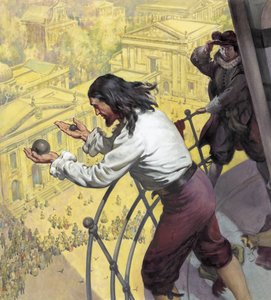 Gallileo a pisai toronyról alkotó: James Edwin McConnell