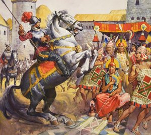 Inka (gouache, papír) alkotó: James Edwin McConnell