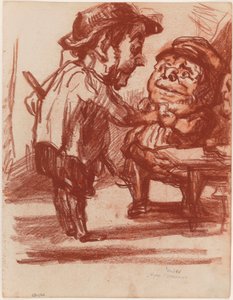 Nach Daumier: Die fröhlichen Jäger alkotó: James Ensor