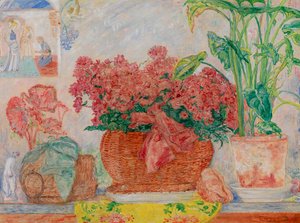 Azáleák, 1920-30 körül (olaj, vászon) alkotó: James Ensor