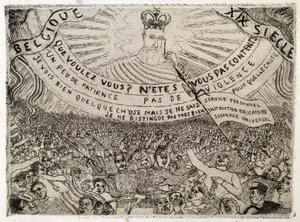 Belgium a XIX. században alkotó: James Ensor