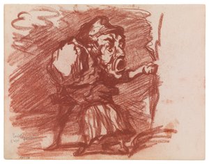 Kopie nach Daumier alkotó: James Ensor