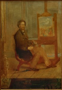 Ensor a festőállványánál