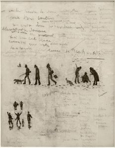 Történet szavak nélkül (vadászok télen) alkotó: James Sidney Ensor