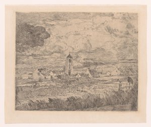 Mariakerke kilátása Grande vue de Mariakerke alkotó: James Ensor