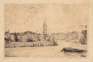 Kilátás Oostende keleti részére alkotó: James Ensor