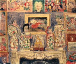 Belső három portréval alkotó: James Ensor