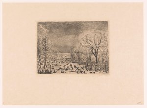 jégkorcsolyázók Les patineurs alkotó: James Ensor