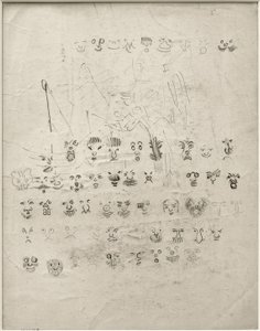 Maszkok sorozata alkotó: James Sidney Ensor