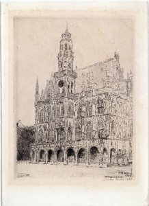 Oudenaarde városháza alkotó: James Ensor