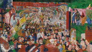 Krisztus belépése Brüsszelbe 1889-ben, 1888-ban.
