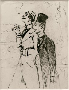 Két úriember alkotó: James Sidney Ensor