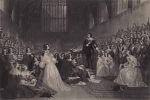 Thomas, Strafford grófjának pere a Westminster Hallban, 1641 alkotó: James F. Scott