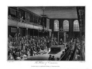 Az alsóház, London, 1804.