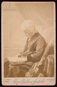 Eliza Ballou Garfield portréja 1801-1888, 1881.