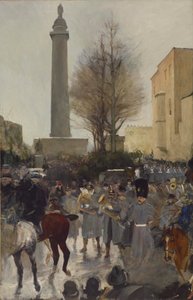 Ötödik ezred a Mount Vernon Place-ben, 1889-98 alkotó: James G. Harwood