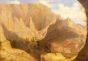 Hill Town Olaszországban, 1831