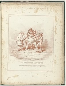 A Nemzeti Konvent munkája, 1795 Az alkotmány nemzeti egyezménye (cím a tárgyon) Hollandia Regenerata (sorozat címe)
