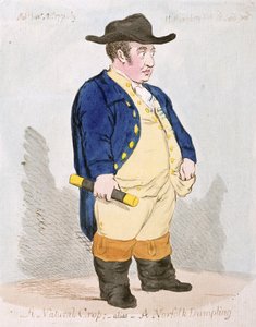 A Natural Crop; Alias - A Norfolk Dumpling, kiadta Hannah Humphrey 1791-ben (kézzel színezett metszet).