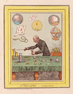 Egy filozófus: Conduit Street, kocsma. 1796 (kézzel színezett metszet) alkotó: James Gillray