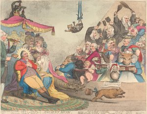 Ókori zene alkotó: James Gillray