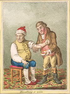 Breathing a Vein, Hannah Humphrey, 1804