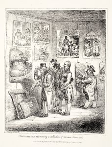 Hozzáértők George Morland gyűjteményét vizsgálják, 1807 alkotó: James Gillray
