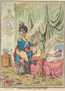 Divatos - zsokéság alkotó: James Gillray