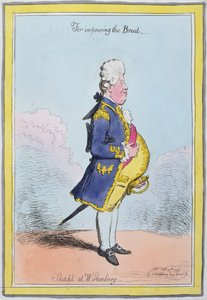 A fajta javítására, Wirtembergben készült vázlat, kiadta Hannah Humphrey 1796-ban (kézi színezett metszet).