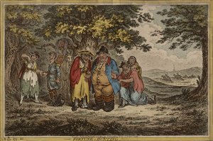Szerencsevadászat, november 20-án jelent meg alkotó: James Gillray