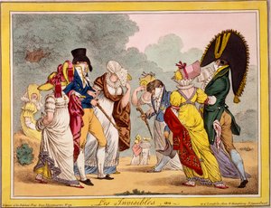 Les Invisibles, 1810 (kézzel színezett metszet)