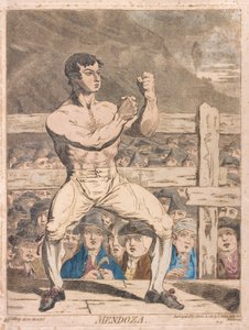 Mendoza, pub.1788 (kézzel színezett metszet) alkotó: James Gillray