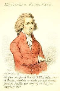 Miniszteri ékesszólás, kiadta Hannah Humphrey 1795-ben (kézzel színezett metszet) (191281 részlet) alkotó: James Gillray