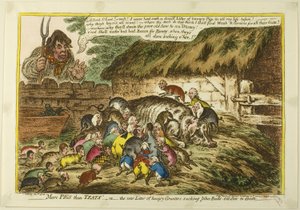 Több disznó, mint tej alkotó: James Gillray
