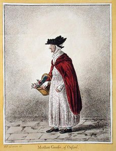 Mrs. Rebecca Howse, az „Oxfordi lúd anya”, Hannah Humphrey adta ki 1807-ben (kézzel színezett rézkarc) alkotó: James Gillray