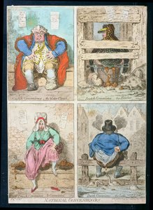 National Conveniences, Hannah Humphrey 1796-ban (kézzel színezett rézkarc)