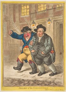 Az alkotmány pillérei, 1809. február 1. alkotó: James Gillray